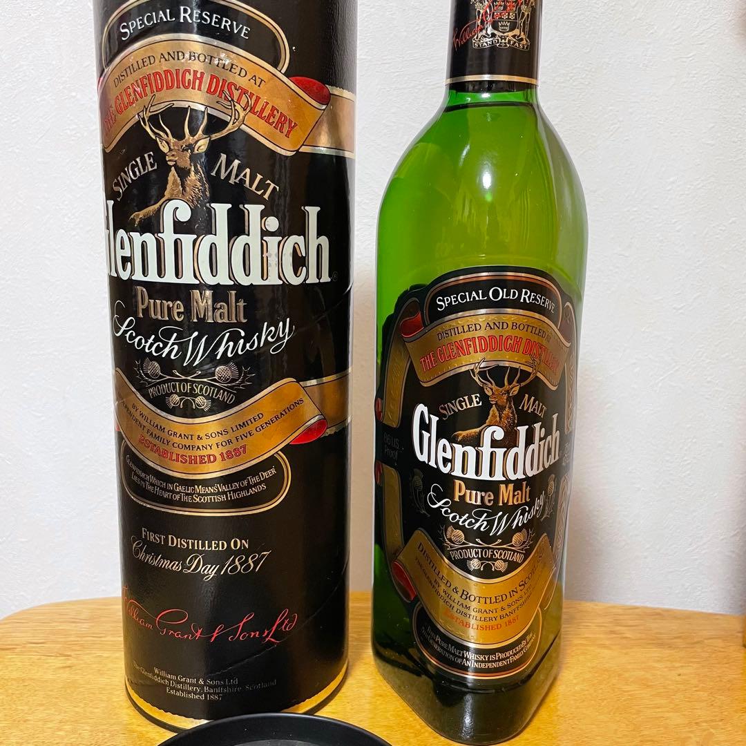 80年代グレンフィディック旧ボトル　スコッチウイスキー