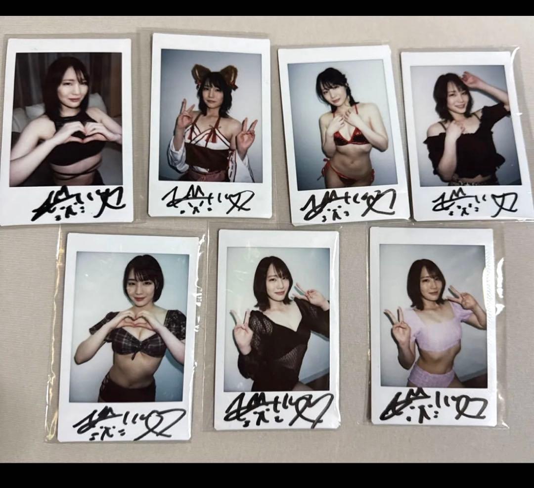 鈴村あいり 直筆 サイン入り チェキ セット売り