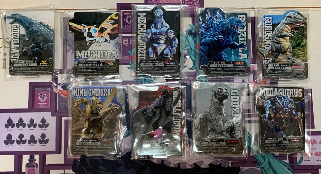 一番くじ ゴジラ E賞　モンスターヘッド　F賞　G賞　H賞　下位賞セット