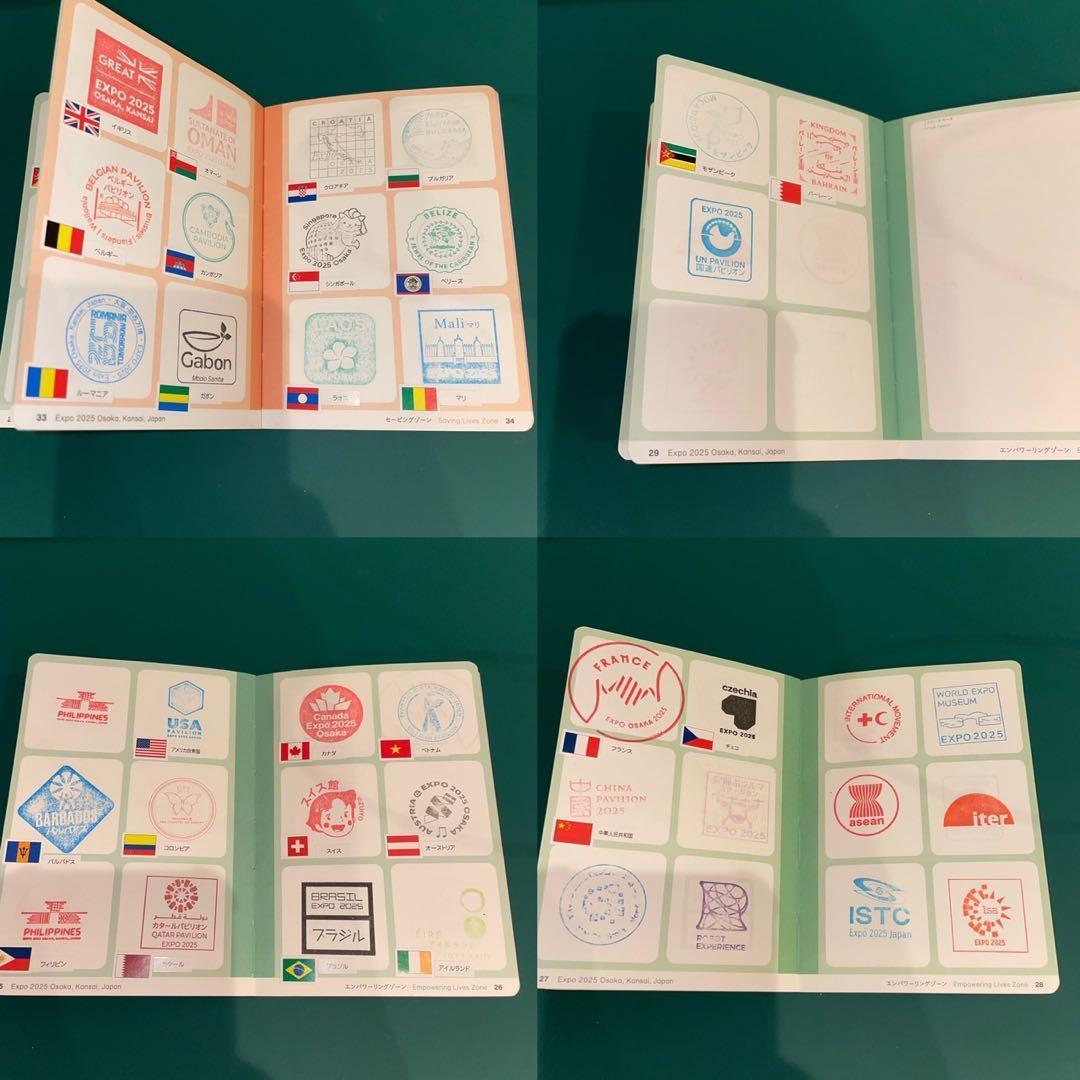 ③ 【コンプ】万博 公式 パスポート コンプリート スタンプ帳