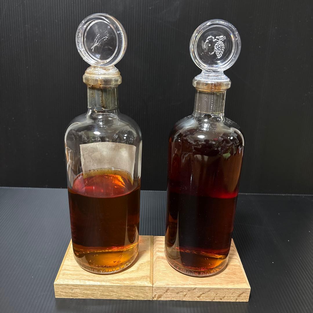 ★最終お値下げ！★ニッカ 樽出しウイスキー&ブランデー 特級未開栓 台付★