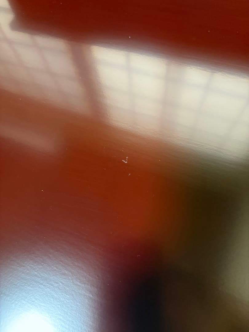 【中古品】平安光入造　組立式　紹鴎棚　平安景雲造　赤絵鳳凰唐草文水指（共箱）