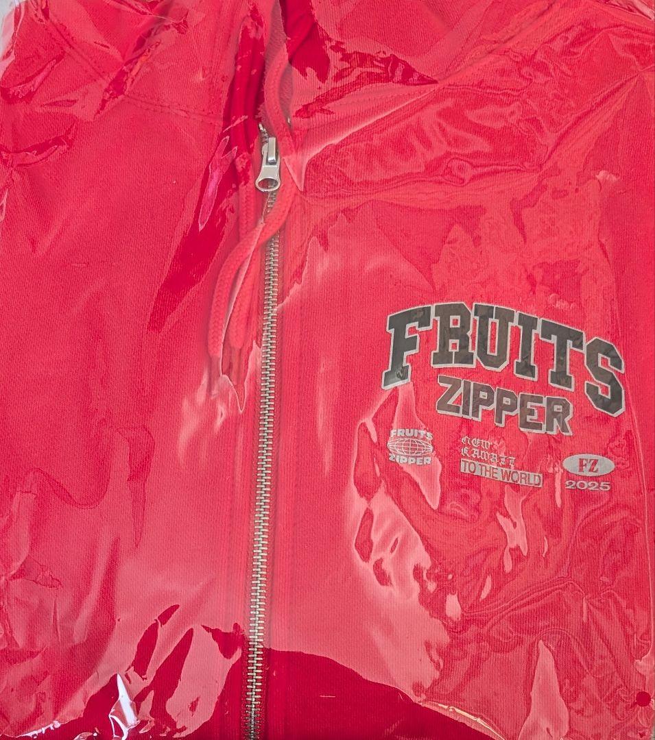 新品未開封　FRUITS ZIPPER　月足天音　 パーカー　赤