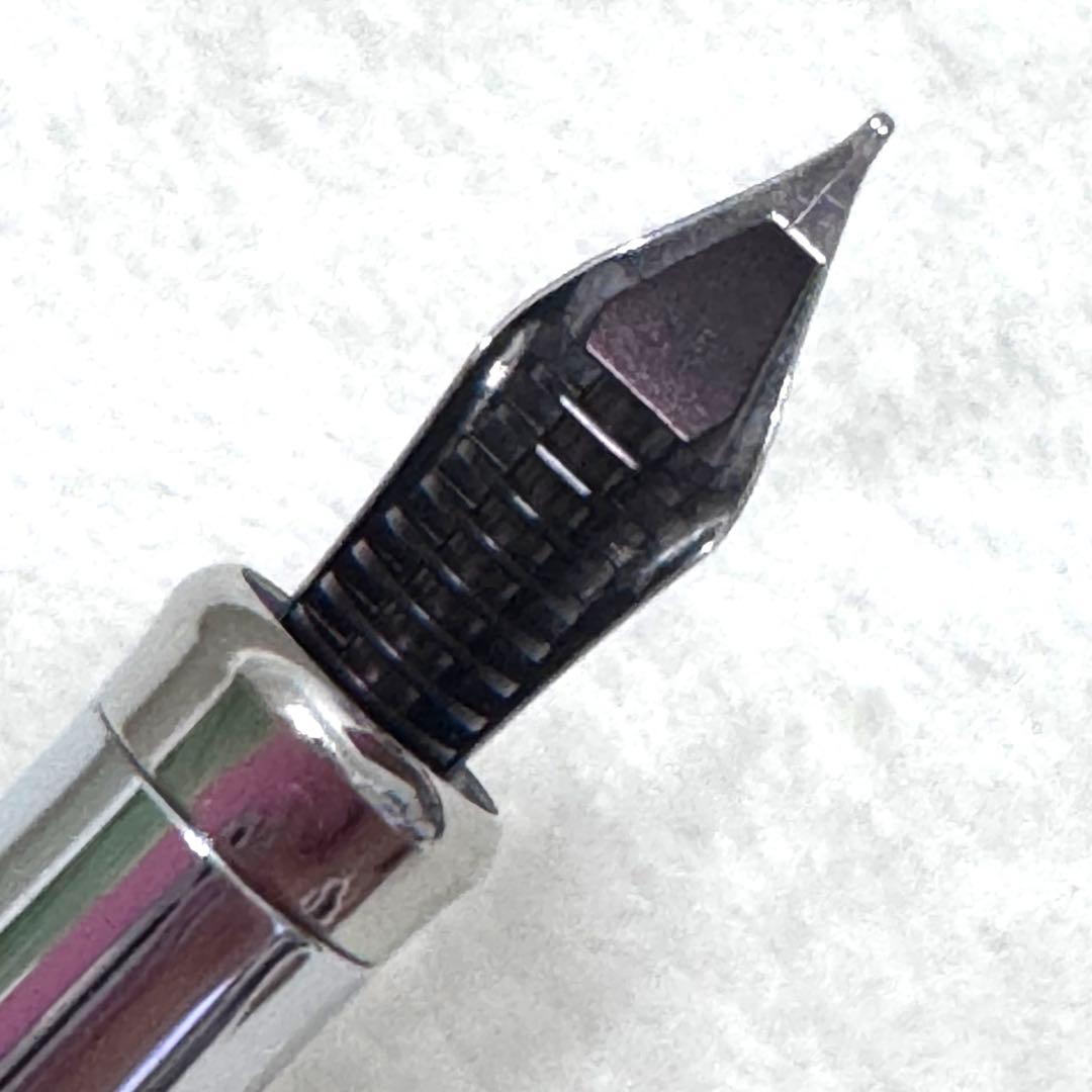 ＊美品＊ CROSS ソバージュアズライトブルー万年筆 F