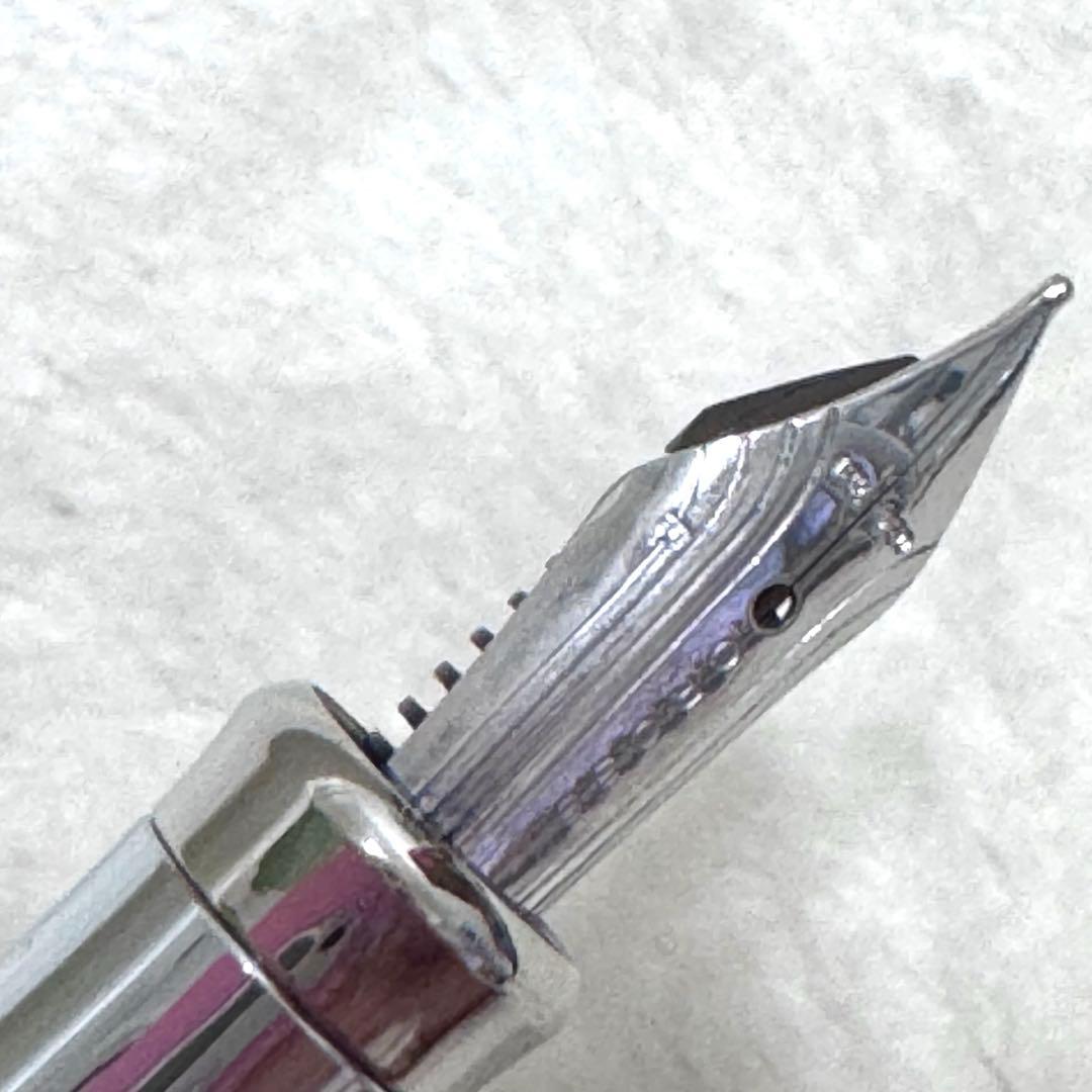 ＊美品＊ CROSS ソバージュアズライトブルー万年筆 F