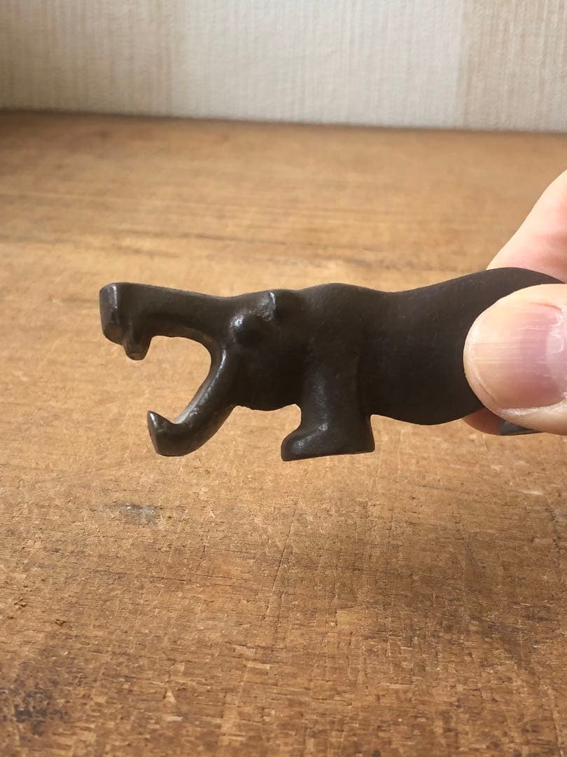 古鉄　カバの栓抜き　アメリカ　1930年代