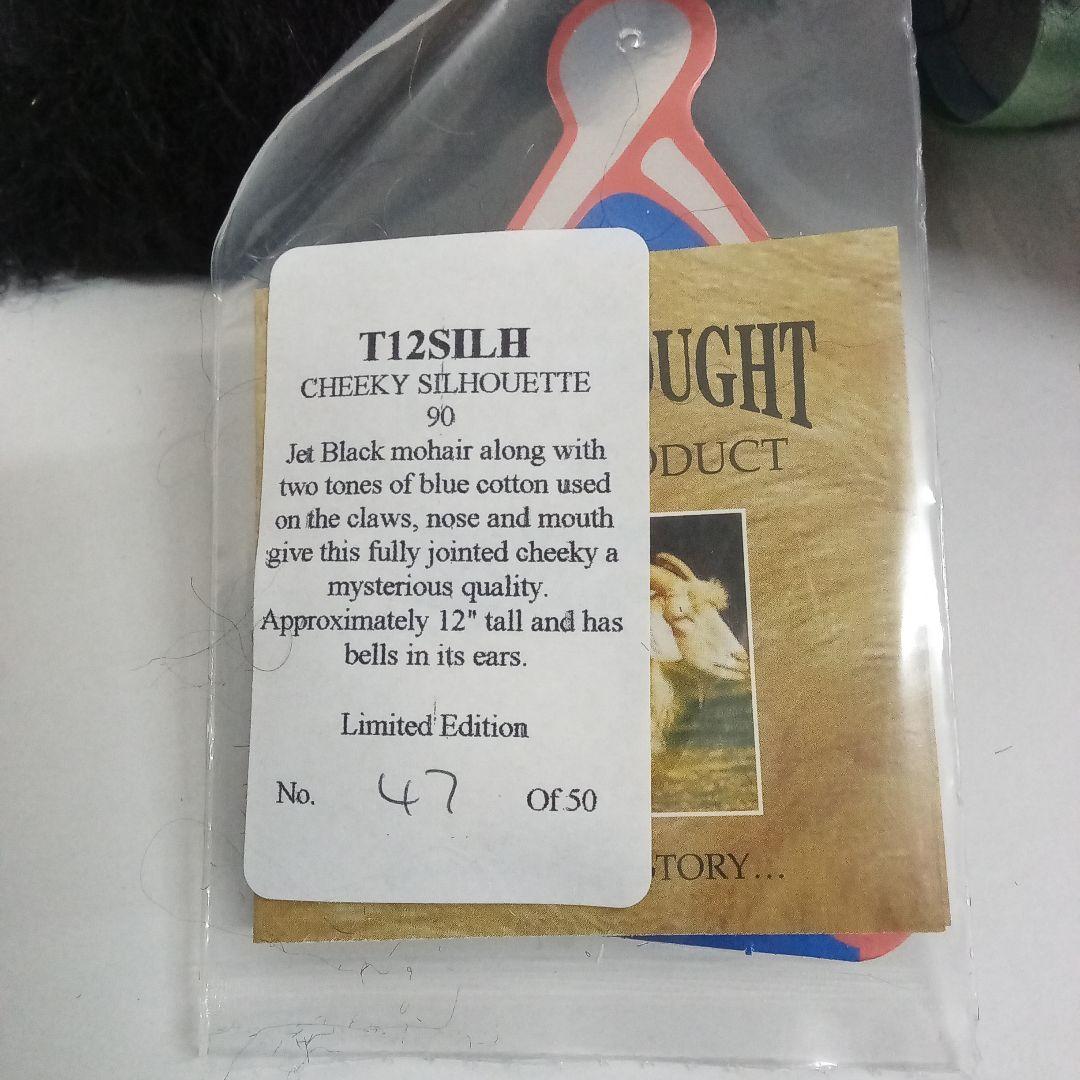 【M2512-11】メリーソート テディベア 47/50 チーキー ブラック 鈴