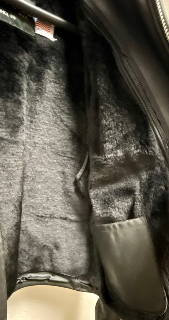 Schott 643 シングルライダース ブラック 44