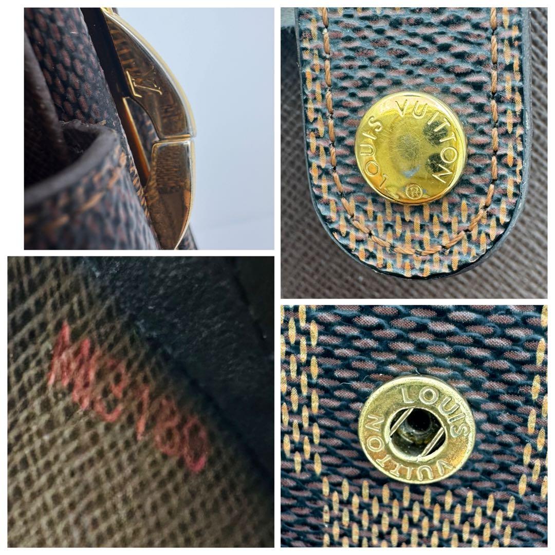 【定番人気】ルイヴィトン ダミエ エベヌ 折り財布 ポルトフォイユ ヴィエノワ