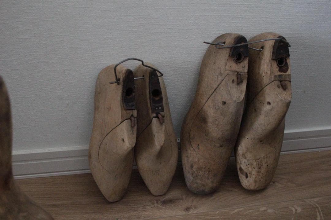 【C】フランスアンティーク木製シューモールド