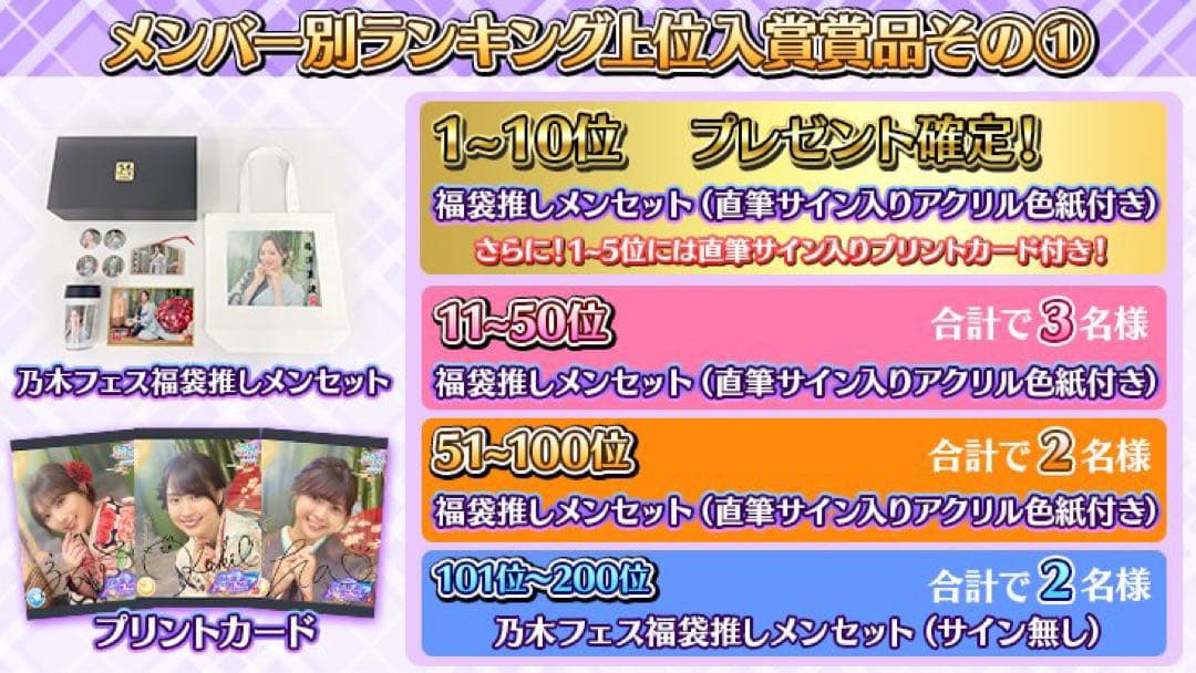 乃木坂46 与田祐希　乃木フェスイベント推しメンセット