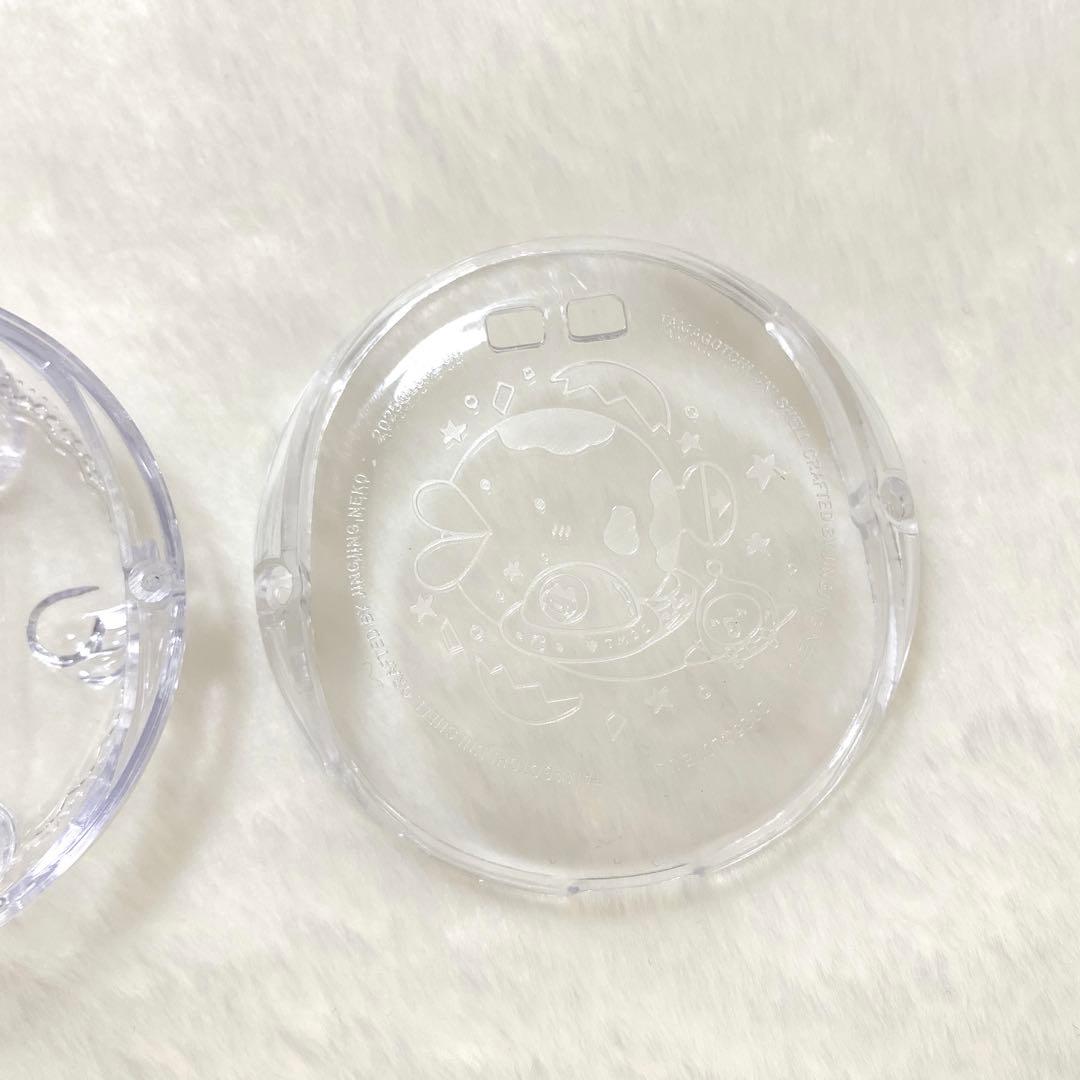 【値下げ対応可】初期傷あり　たまごっちユニクリアケース　カバー　リボン付き