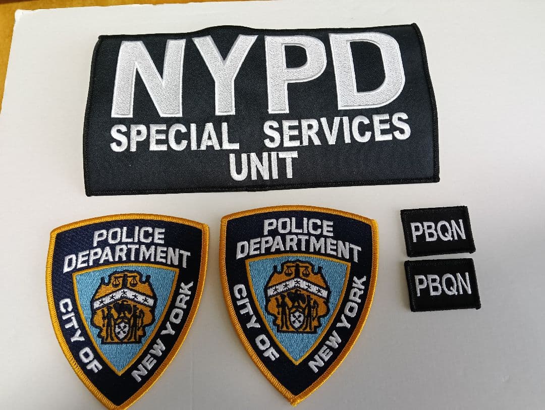 NYPD SPECIAL SERVICES UNIT パッチセット
