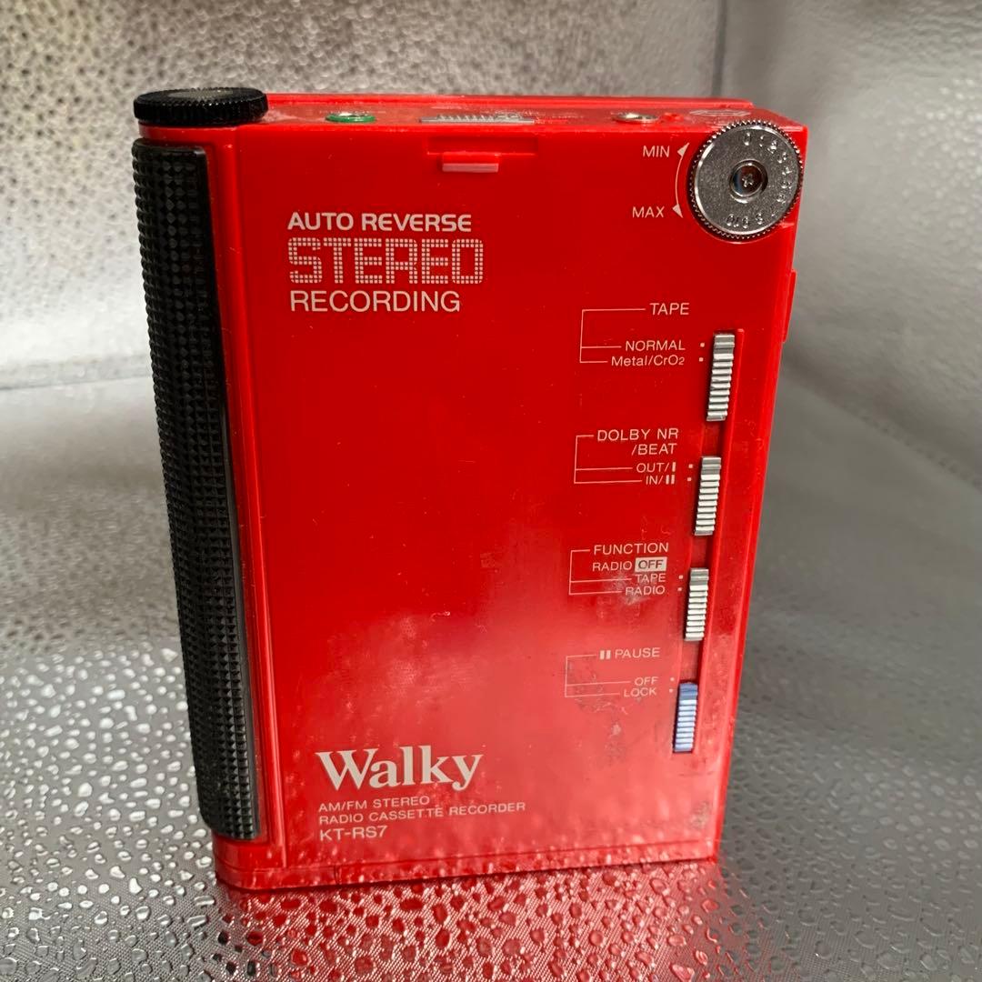 東芝ウォーキー KT-RS7 ラジオは聴けます walky ウォークマン
