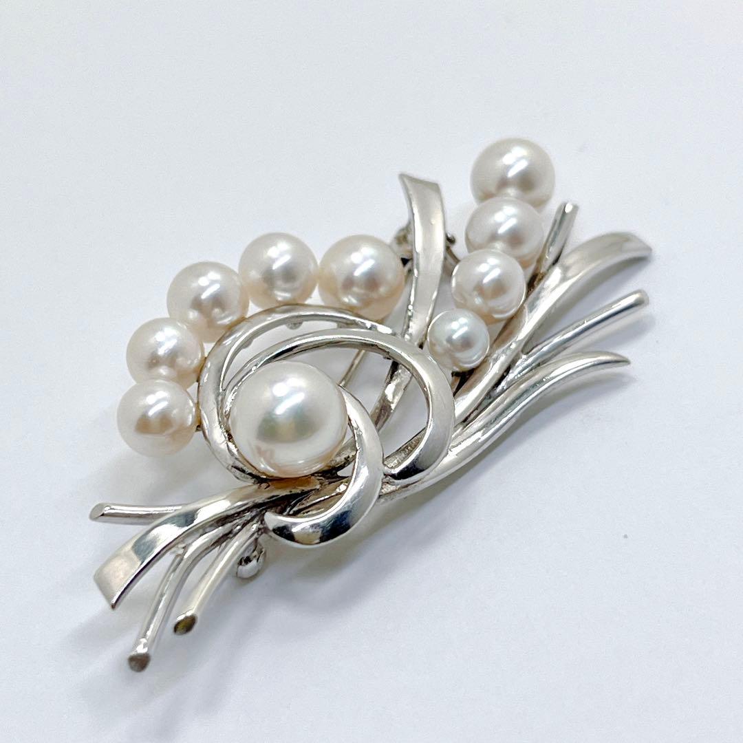 MIKIMOTO ミキモト アコヤパール　ブローチ　コサージュ