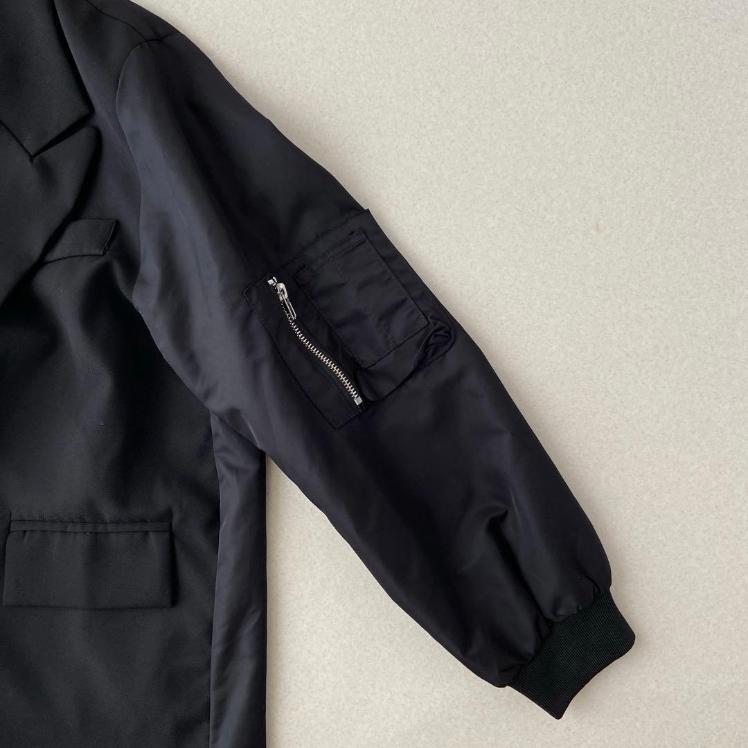 新品タグ付き✨ Seven fairy セブンフェアリー 異素材ドッキングコート