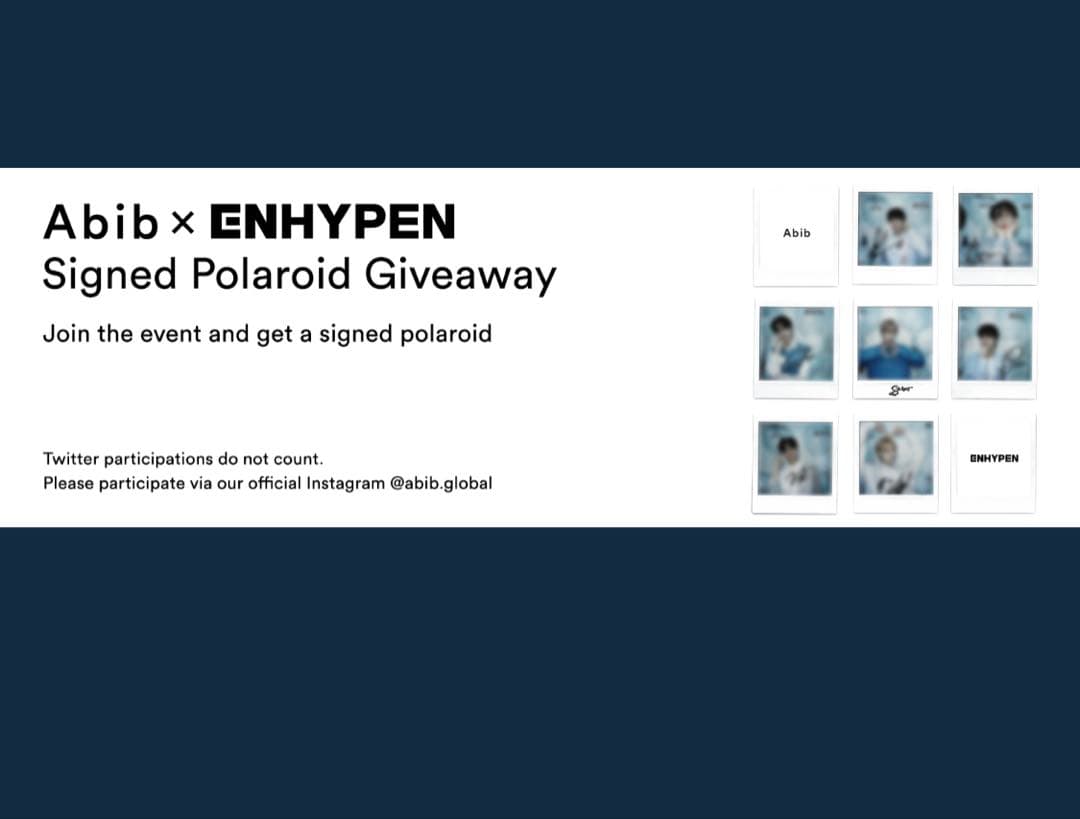 enhypen ジェイ Abib ポラロイド