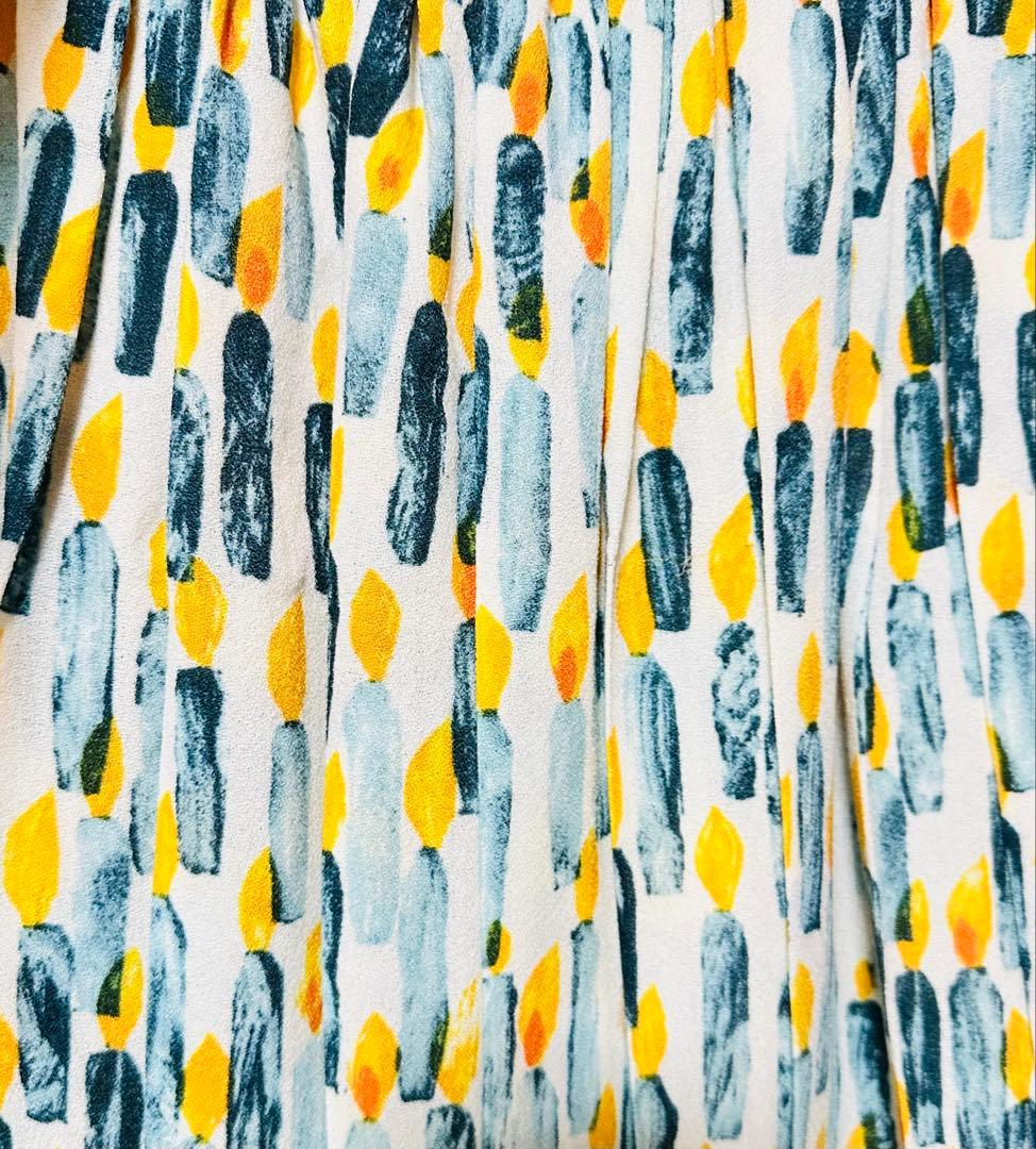 ミナペルホネン candle ギャザー フレア スカート