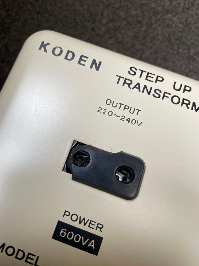 KODEN JP-600K 昇圧トランス 600VA