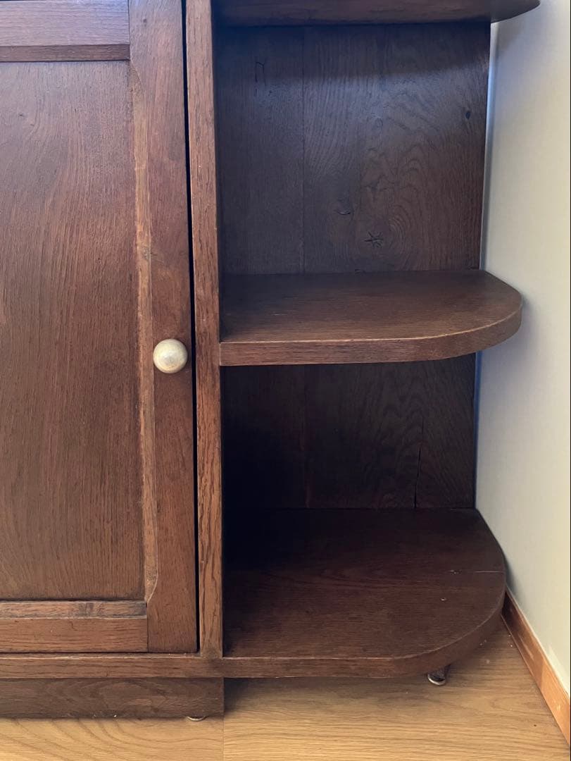 【Tomo】ビンテージ キャビネット 本棚 サイドボード オーク 収納棚