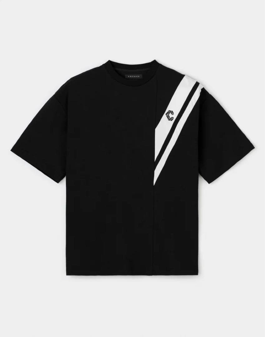 CRONOSクロノス Tシャツ ブラック ショートスリーブ 黒