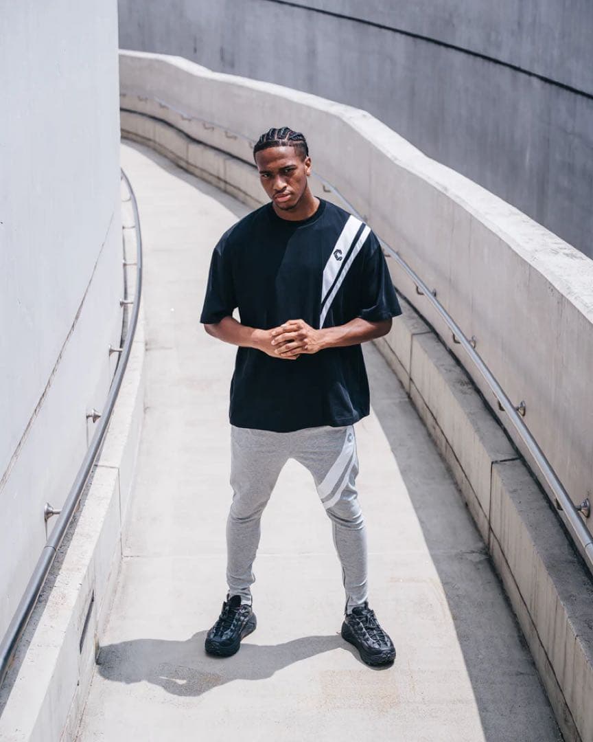 CRONOSクロノス Tシャツ ブラック ショートスリーブ 黒