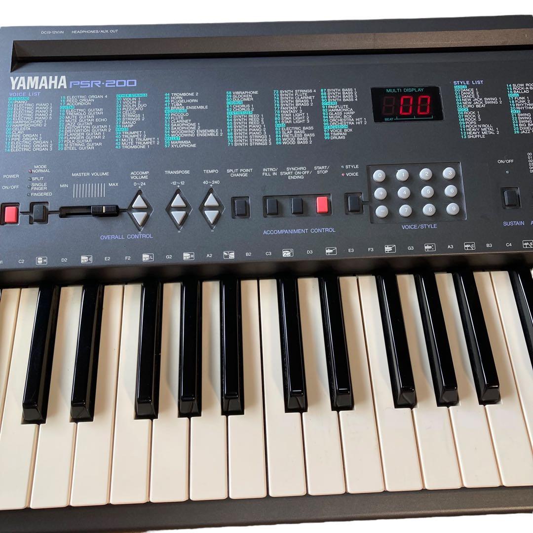 【動作良好】 YAMAHA PSR-200 キーボード 61鍵盤