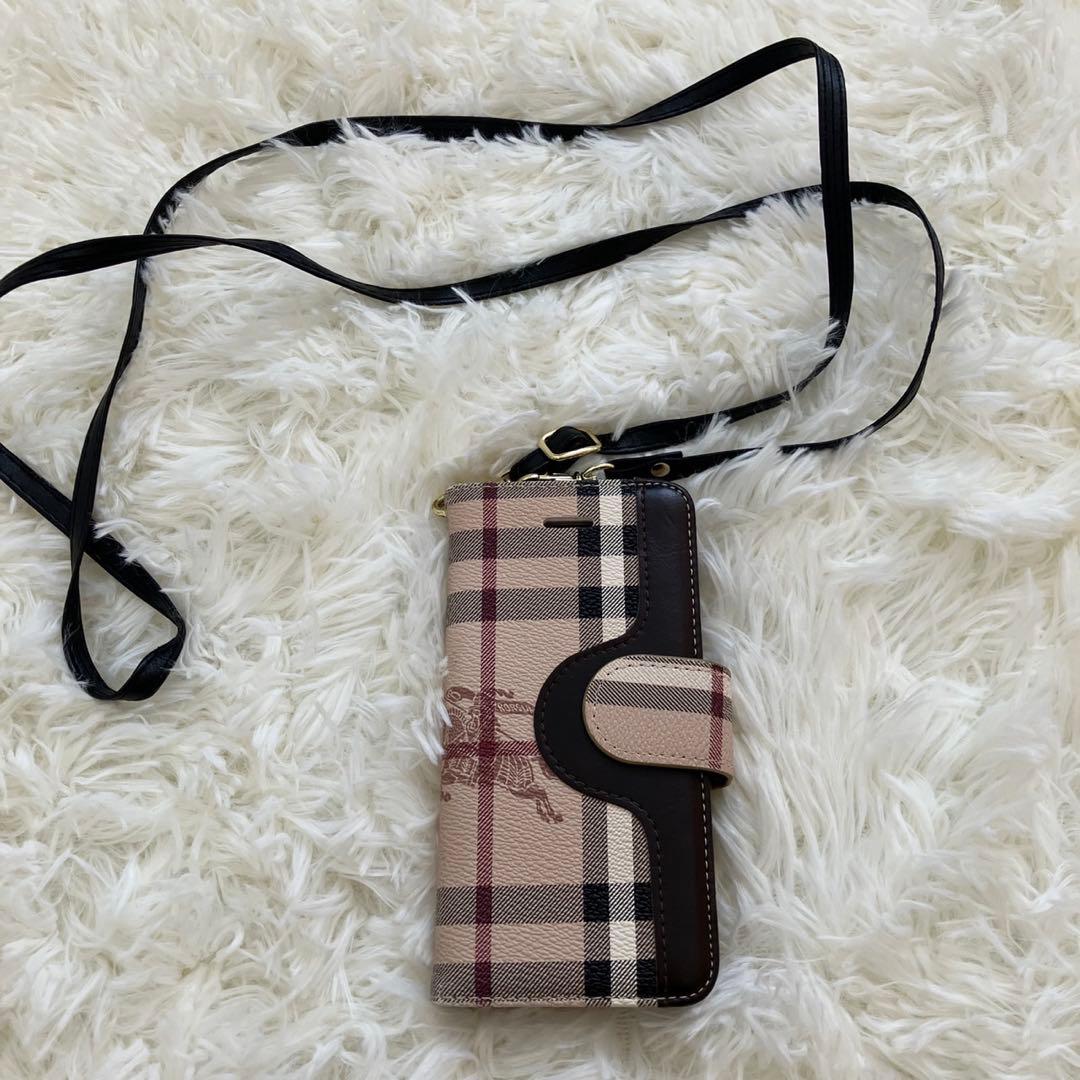未使用 Burberryノバチェック iPhoneSE2/SE3スマホケース