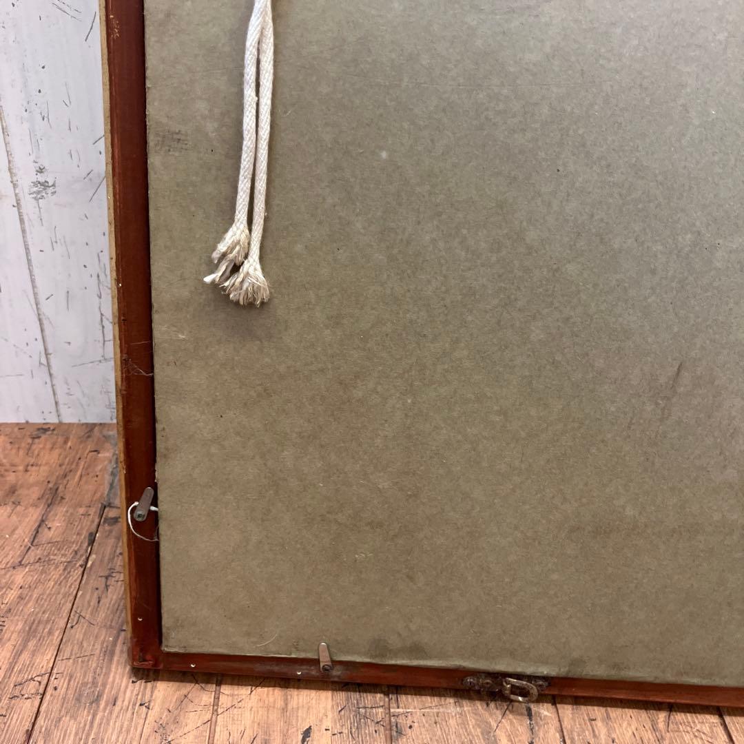 昭和レトロ 人物画 肖像画 油絵 油彩画 絵画 アート 壁掛け 壁飾り 額装