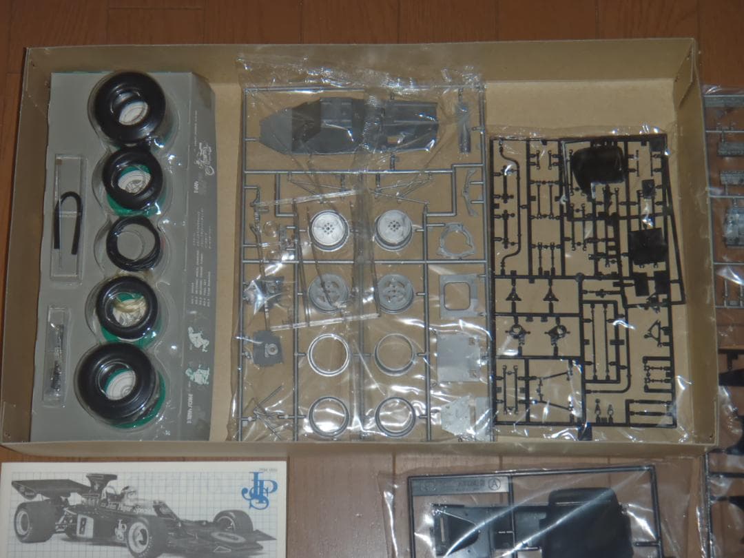 J.P.S. ロータス７２D　プラモデル　タミヤ　ビックスケール　フォーミュラ