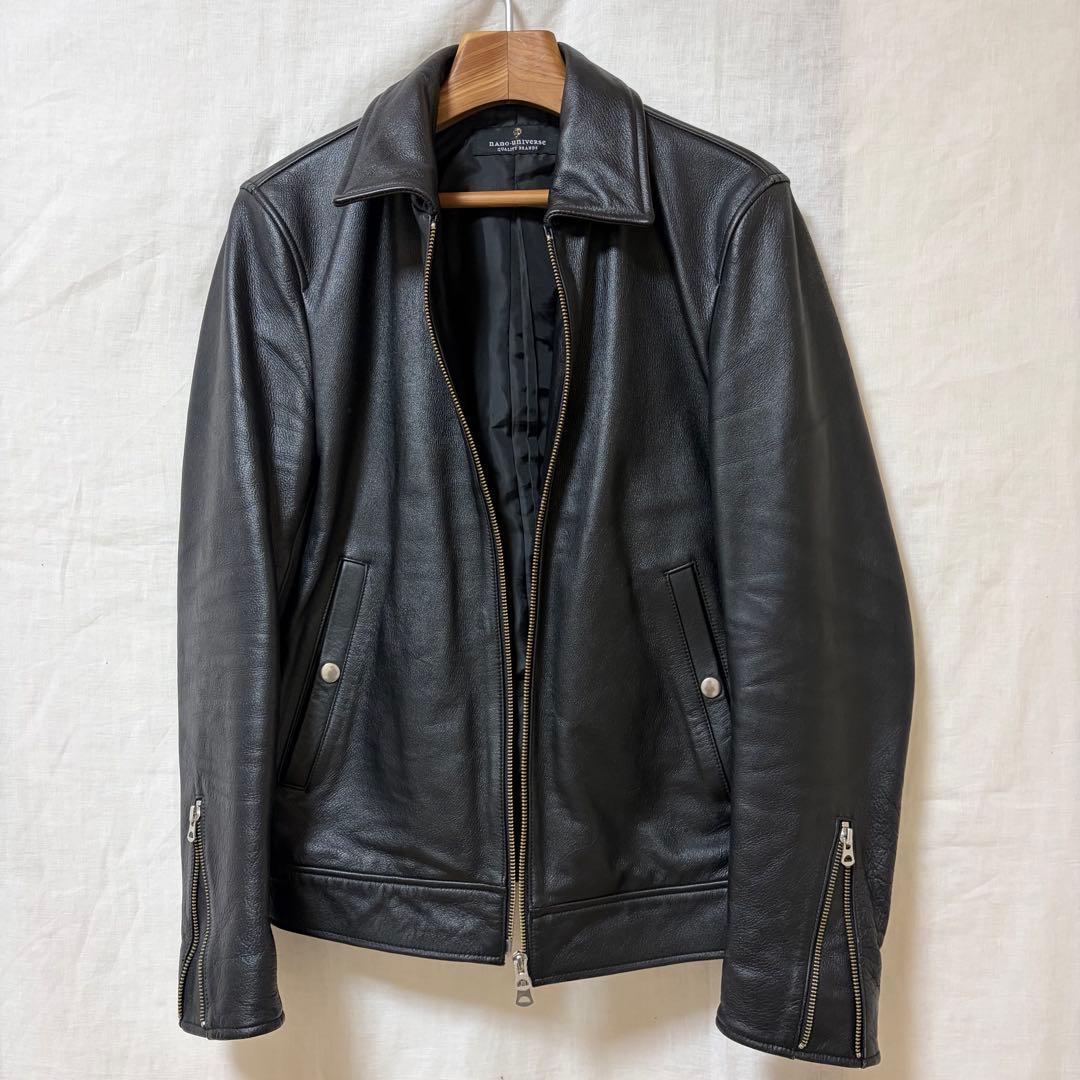 【牛革】ナノユニバース　ライダース　M nanouniverse