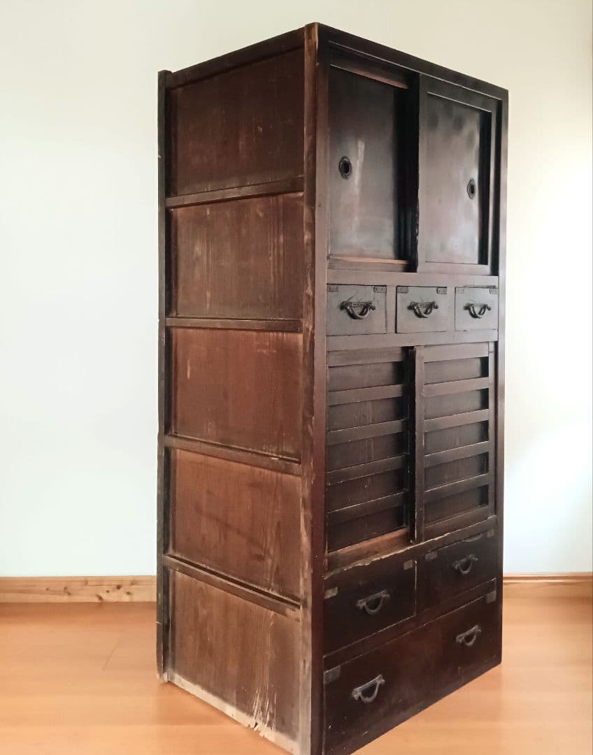 生活用 多目的箪笥 水屋　食器棚 明治時代