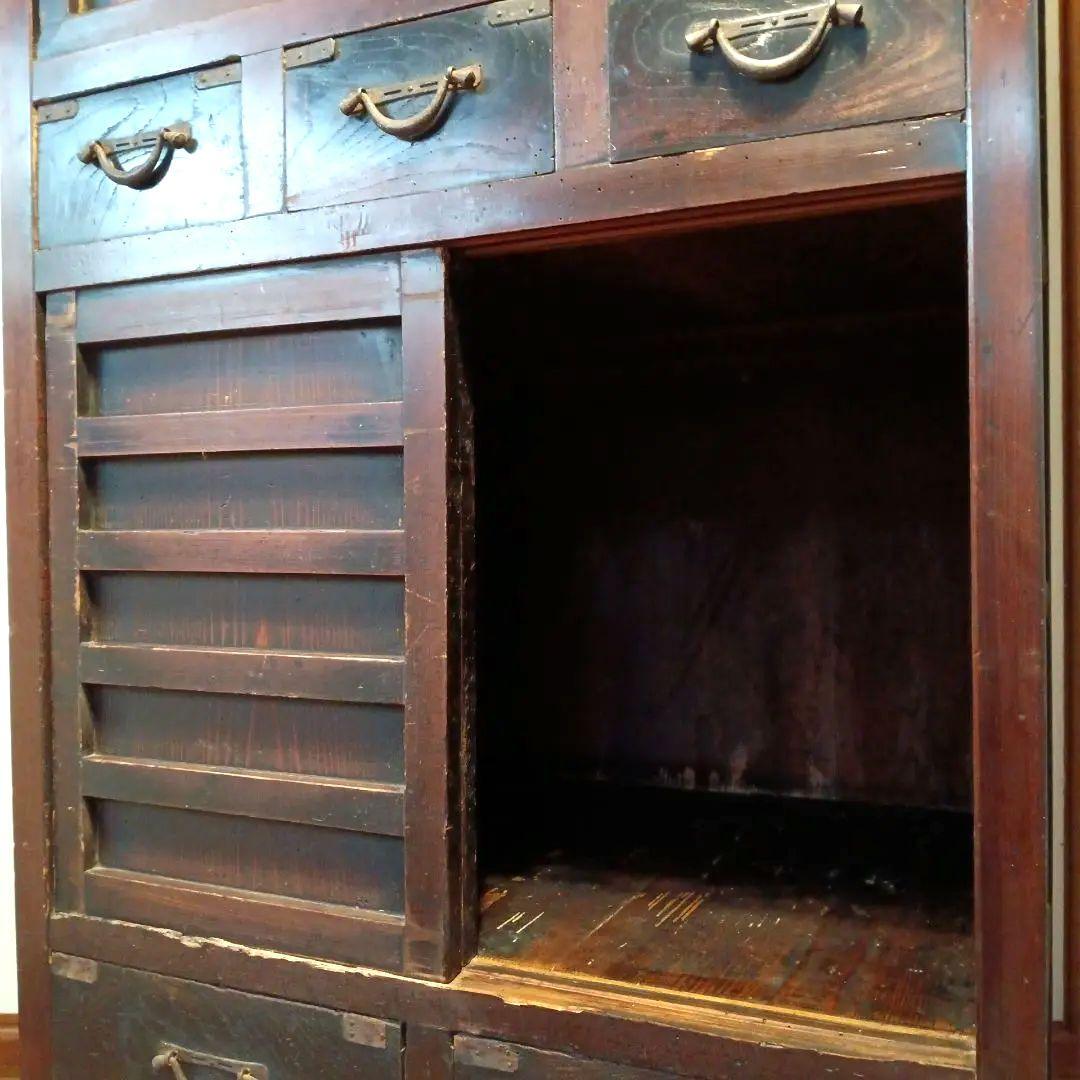 生活用 多目的箪笥 水屋　食器棚 明治時代