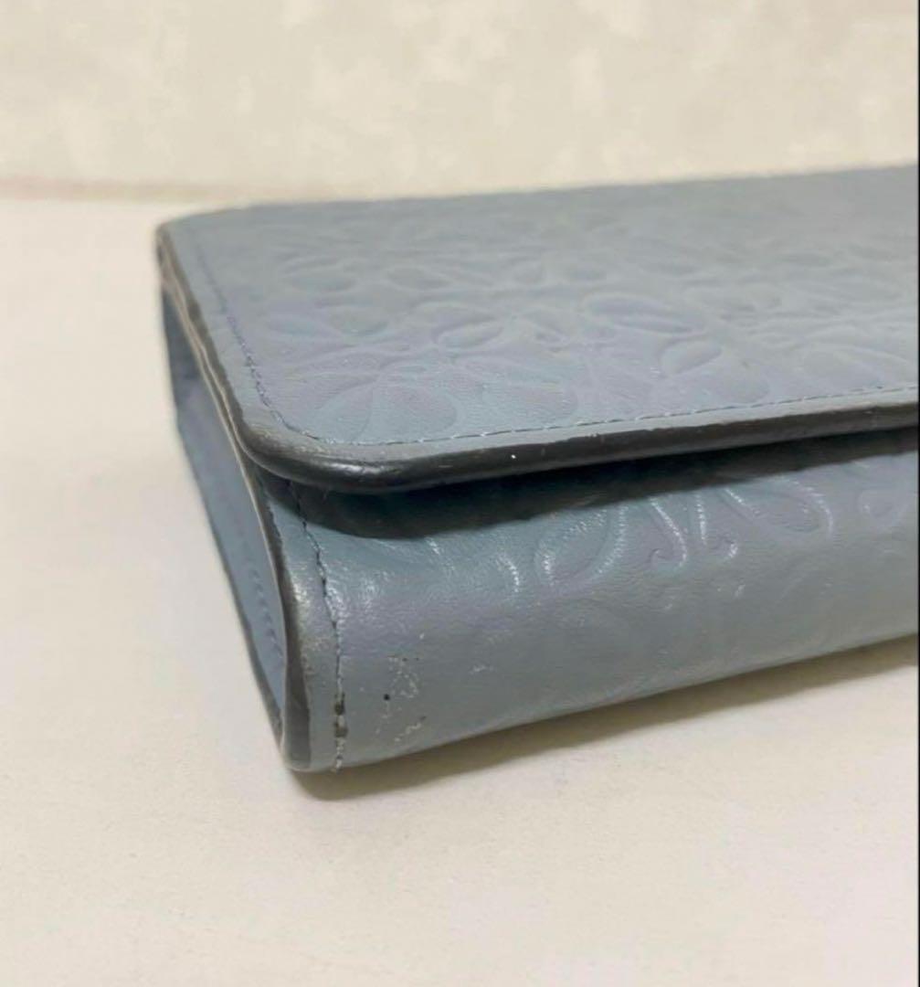 最終価格　LOEWE リピートアナグラム 長財布