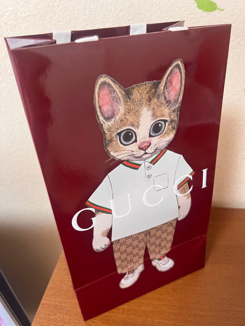 ヒグチユウコ　GUCCI 日本限定❣️ 　ショッパー 2組セット　両面猫あり