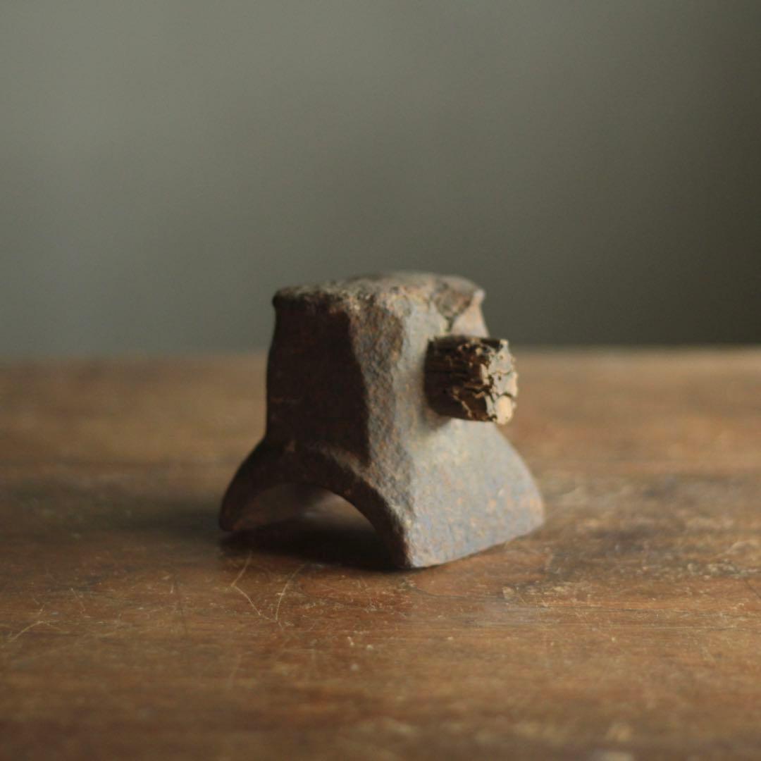 鉄塊 オブジェ 古道具 アンティーク デビルスタワーのような。