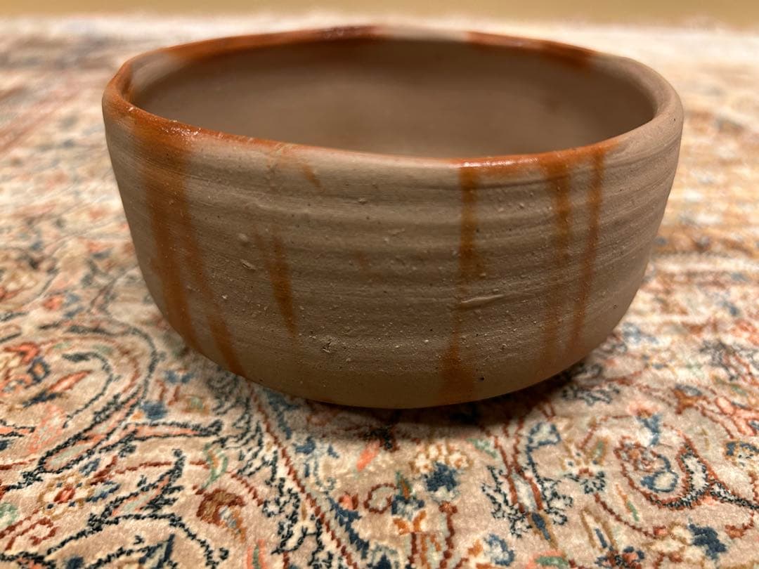 人間国宝 金重陶陽 茶碗 共箱付き