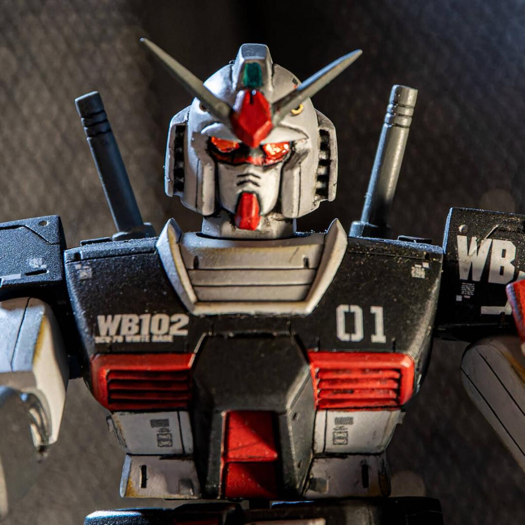 1/144スケール 旧キット ガンダム 各部改造・プロトタイプガンダム風