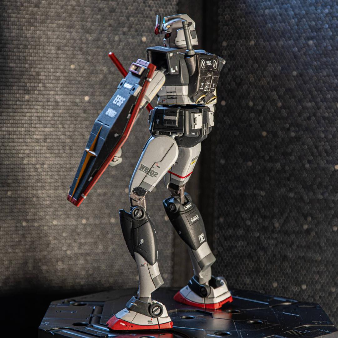 1/144スケール 旧キット ガンダム 各部改造・プロトタイプガンダム風