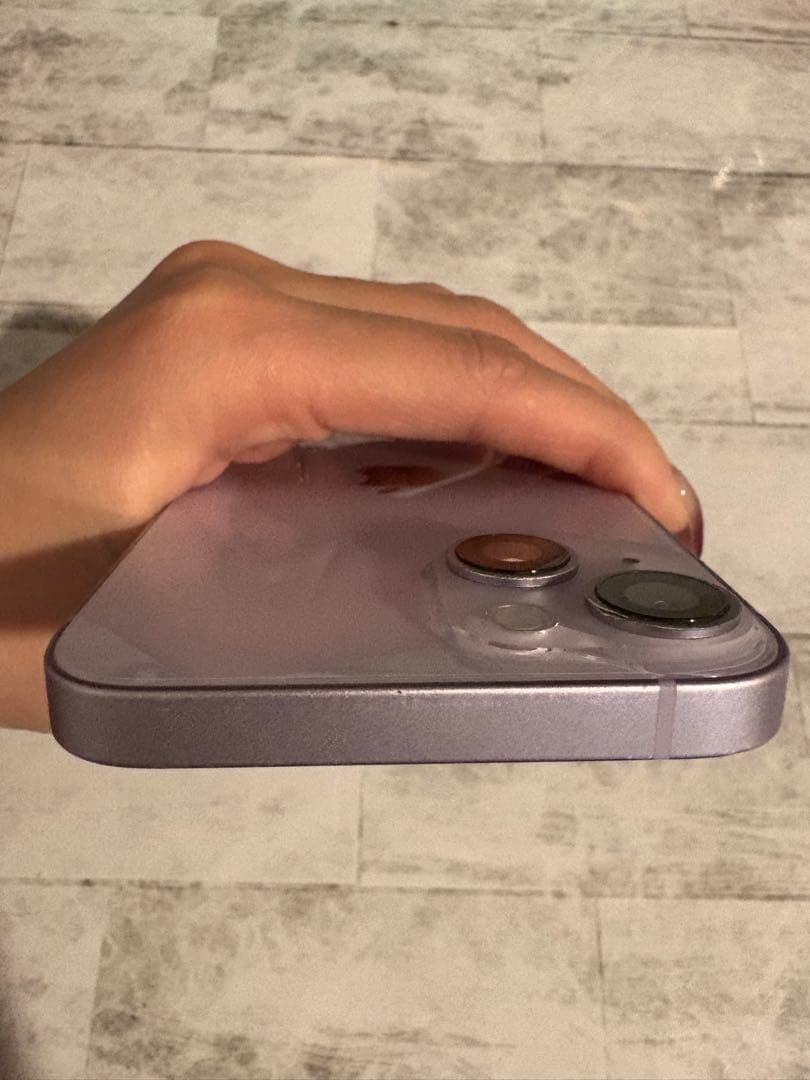 iPhone14 256GB パープル アップル　SIM スマートフォン