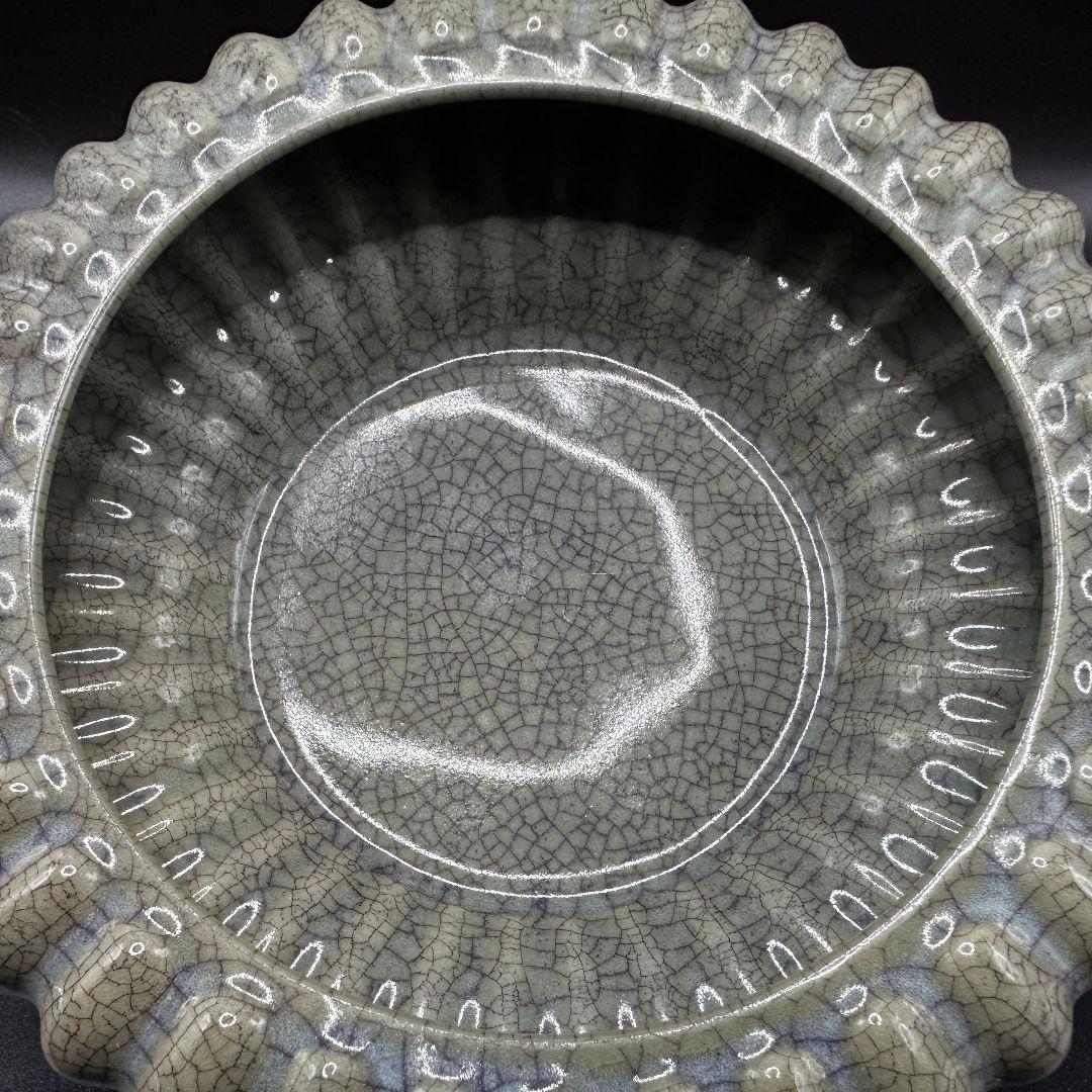 R116 五大名窯 磁器 文房筆洗香炉 アンティーク