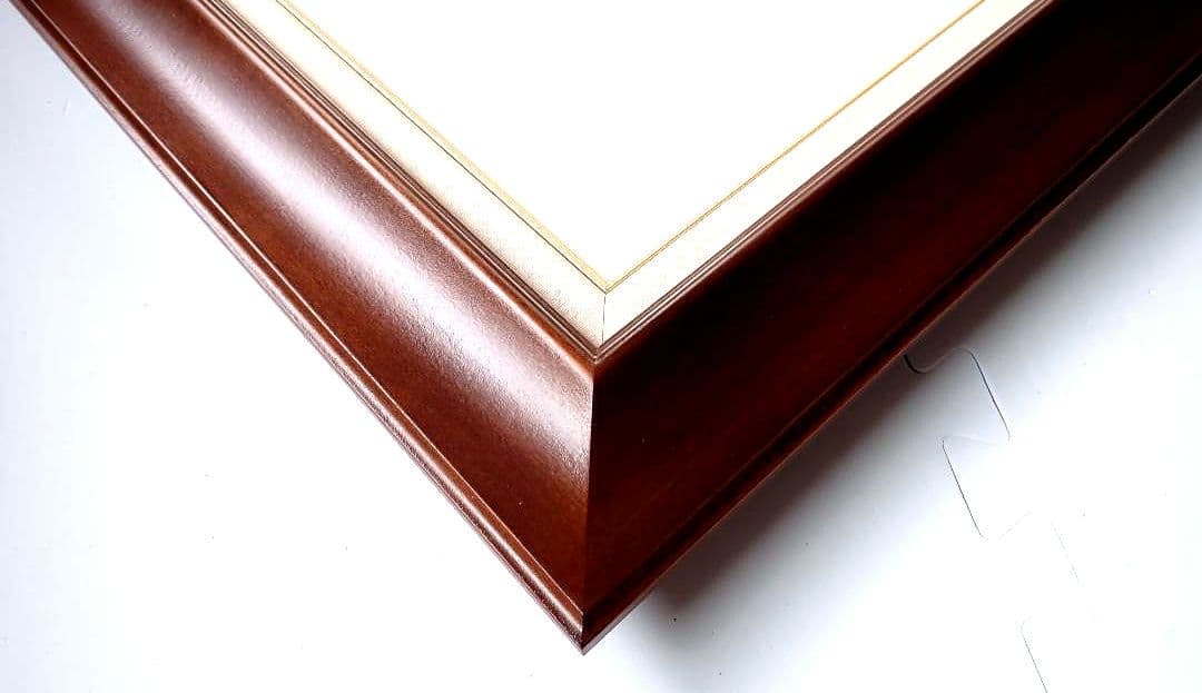 油彩画額縁 F10 アクリル板 未使用・送料込 ヤッコ型段ボールで発送