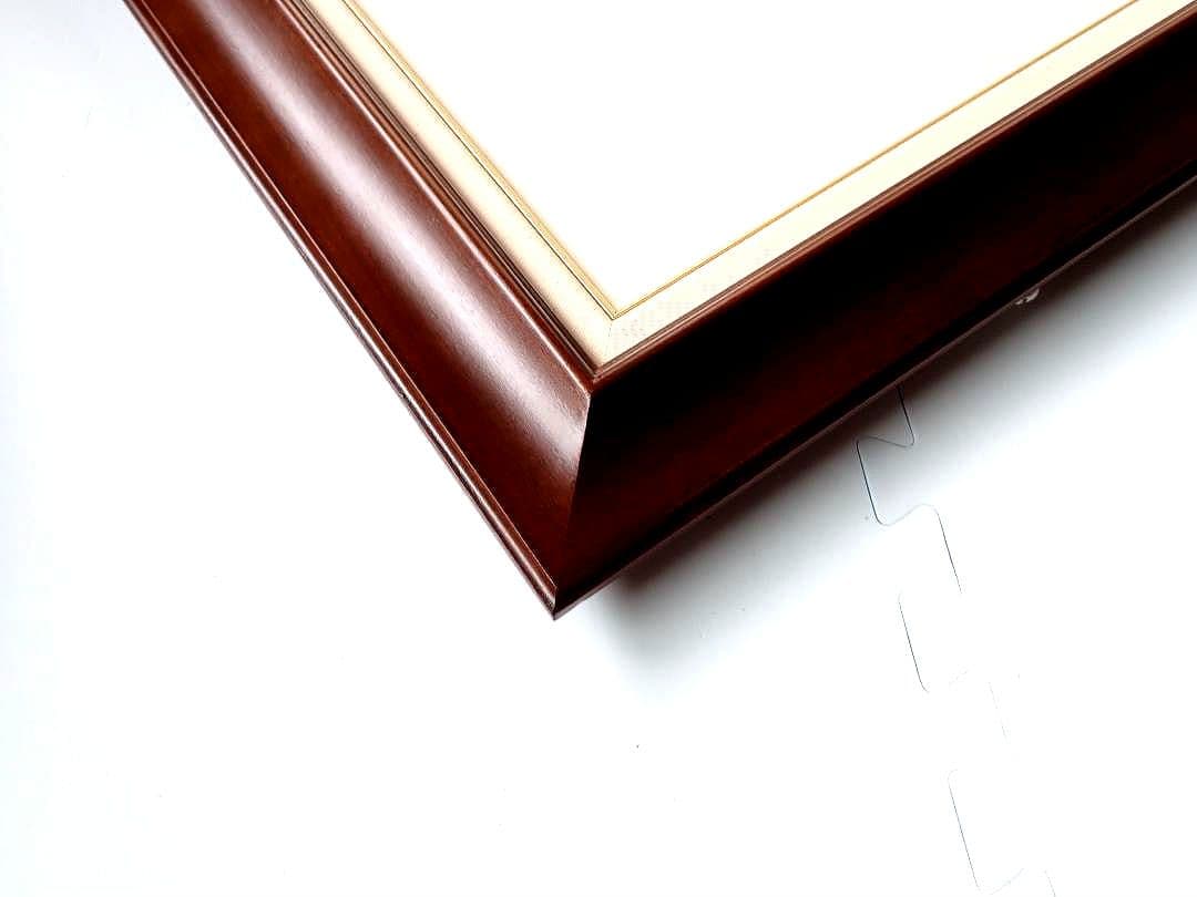 油彩画額縁 F10 アクリル板 未使用・送料込 ヤッコ型段ボールで発送