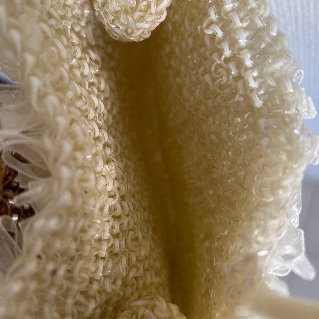 リボン装飾アイボリー　アンテプリマ