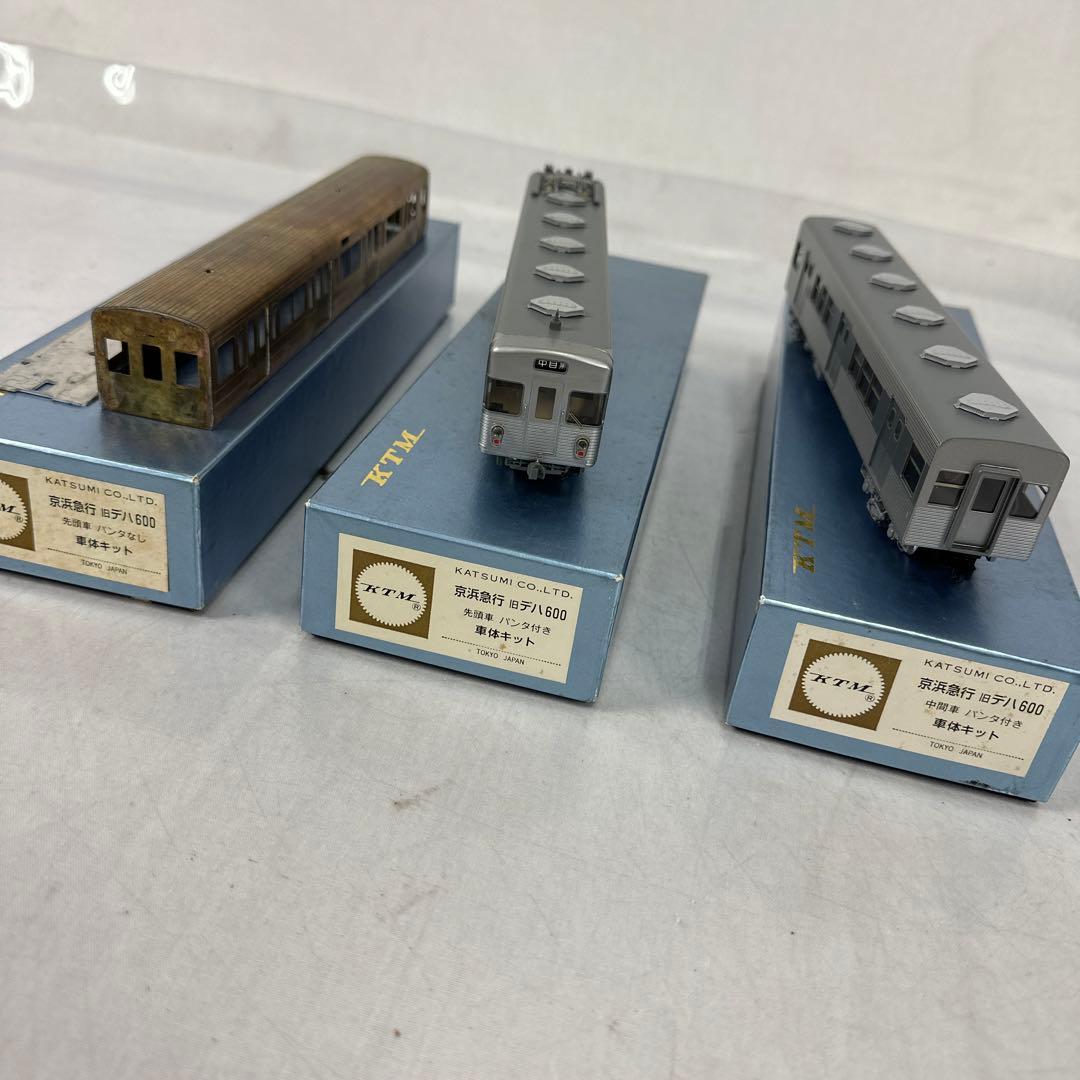 ▽KTM カツミ HOゲージ 京浜急行 旧デハ600 車体キット ジャンク