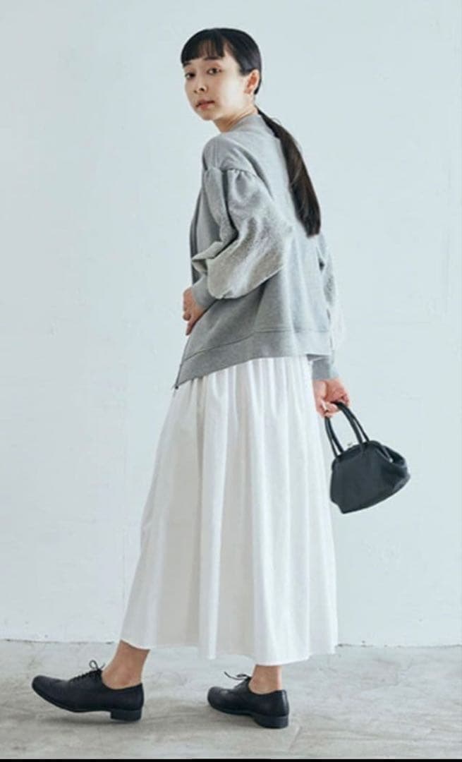 中川政七商店　鹿革のがま口ハンドバッグ