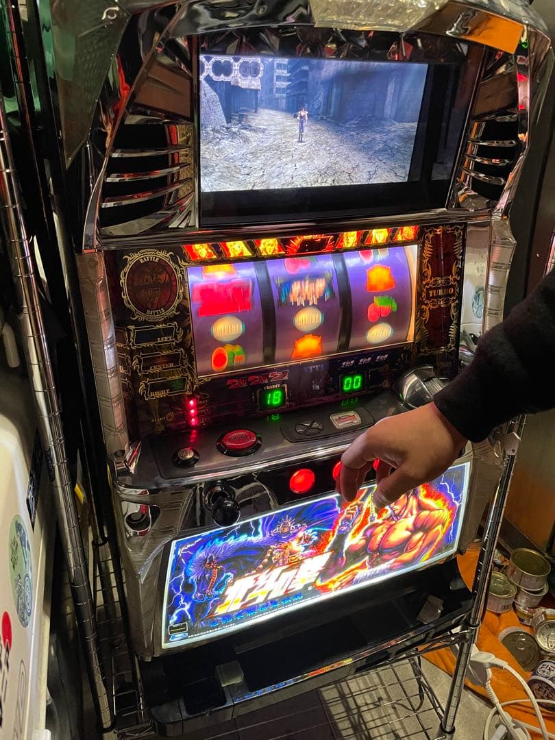 パチスロ　北斗の拳　世紀末救世主伝説　実機　5号機　不要機付