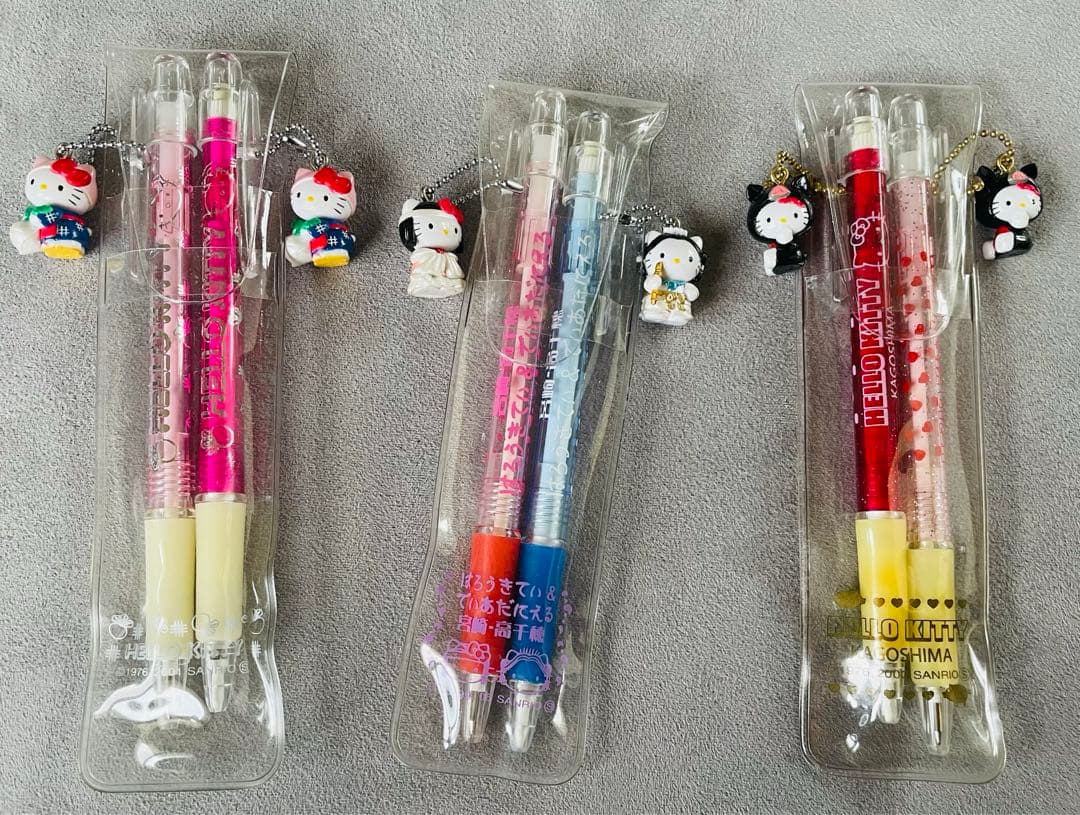 ご当地 キティちゃん 限定品 ボールペン&シャーペンセット まとめ売り