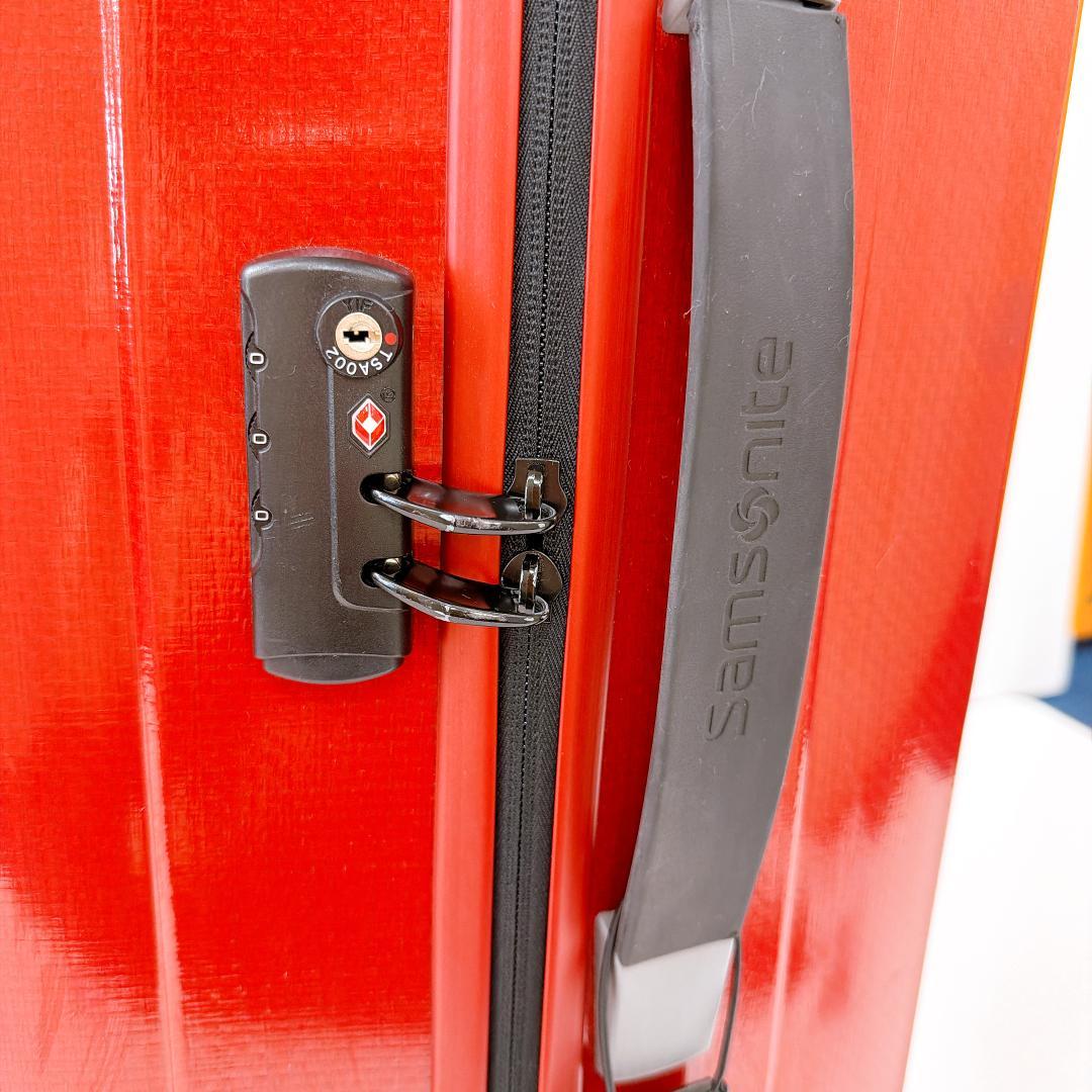 【良品】Samsonite サムソナイト スーツケース スピナー81 レッド