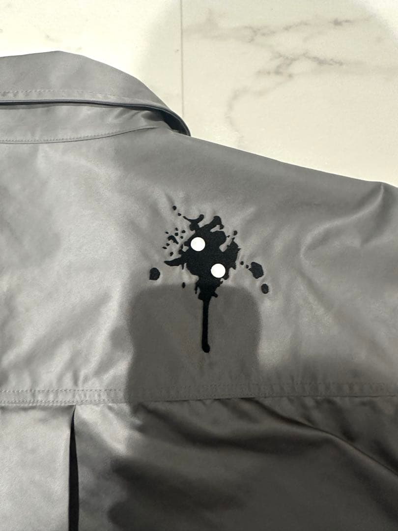 CVTVLIST カタリスト　コーチジャケット　フェイクレザージャケット　グレー